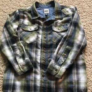 Boys Volcom flannel long sleeve